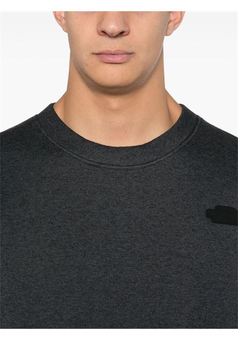 crewneck sweatshirt man black heather in cotton THE NORTH FACE | NF0A8AMAKS71